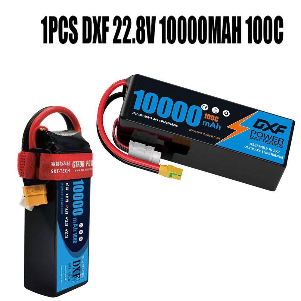6S Lipo Battery 22.2V 5000Mah - DXF 6S リポバッテリー 10000mAh 22.2V 22.8V